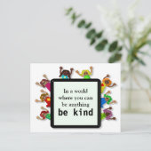 優しい子どもである ポストカード (スタンド正面)