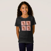 優しい子猫の可愛さ Tシャツ (正面フル)