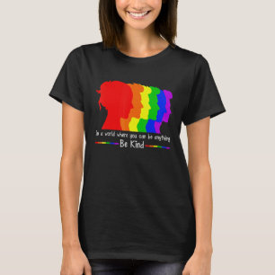 優しい存在になれる世界のLgbt Tシャツ