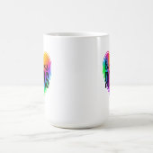 優しい岩の虹 コーヒーマグカップ (中央)