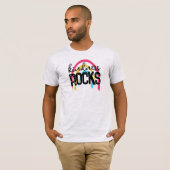 優しい岩の虹 Tシャツ (正面フル)