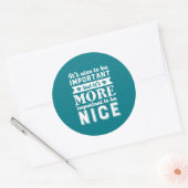 優しい引用文優しくすることが重要 ラウンドシール (封筒)