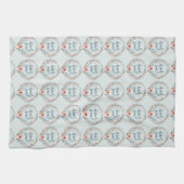 優しい心の花輪 水彩の名言 キッチンタオル (横)