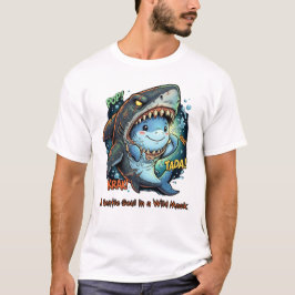 優しい心を持つサメ Tシャツ