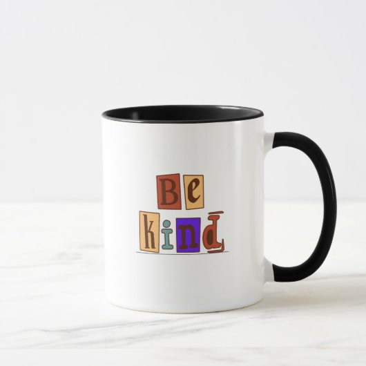 優しい思いやり Typography マグカップ (右)