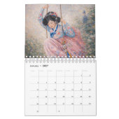 優しい愛の一年 カレンダー (1月 2027)