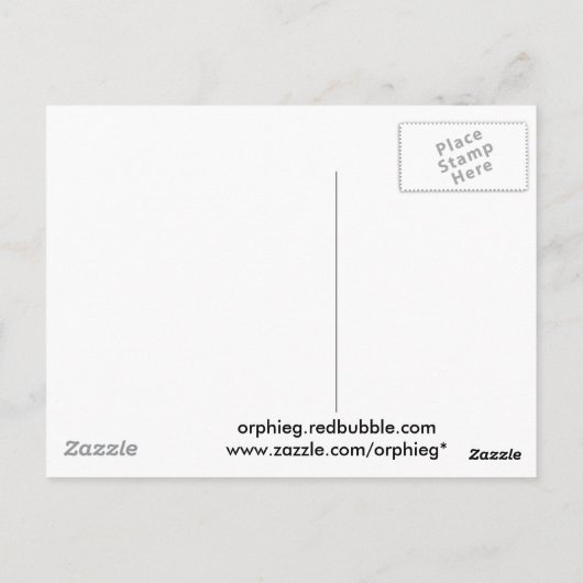 優しい愛 ポストカード (裏面)