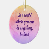 優しい感動的引用文 セラミックオーナメント (右)