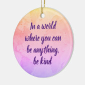 優しい感動的引用文 セラミックオーナメント (左)