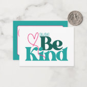 優しい感動的引用文 ノートカード (正面/裏面インサイチュ)