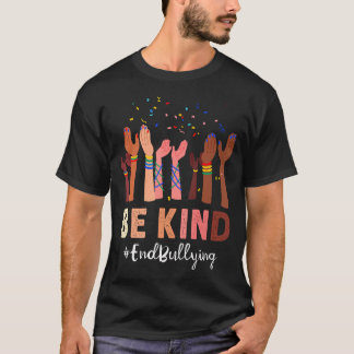 優しい手 インクルージョン・ユニティデー いじめ防止Tシャツ Tシャツ