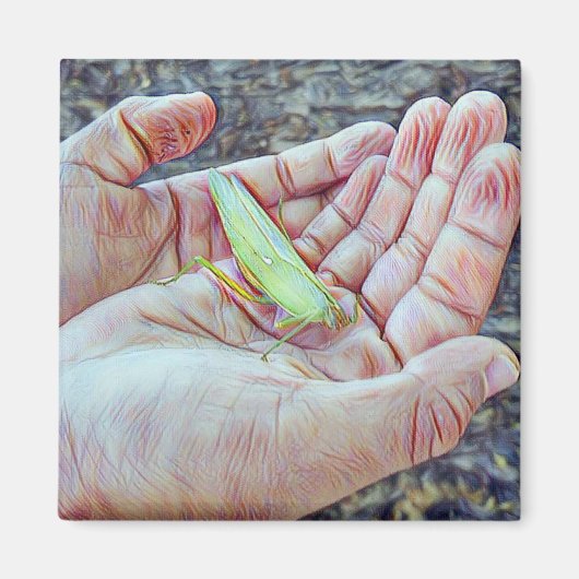 優しい手 マグネット (正面)