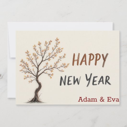 優しい新年のささやき シーズンカード (正面)