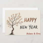 優しい新年のささやき シーズンカード (正面/裏面)