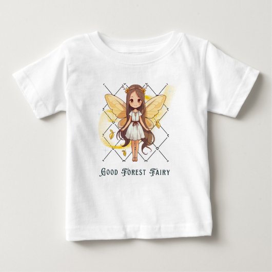 優しい森の妖精 ベビーTシャツ (正面)