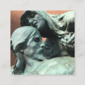 優しい死 スクエア名刺 (正面)