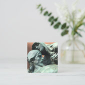 優しい死 スクエア名刺 (スタンド正面)