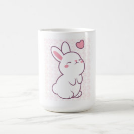 優しい気持ちで作られた小さなうさぎ コーヒーマグカップ