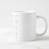 優しい気持ちで作られた小さなうさぎ ジャンボコーヒーマグカップ (右)