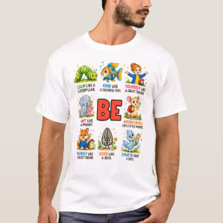 優しい気持ちで創造性を育む 人格教育 Tシャツ