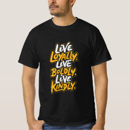 優しい気持ちになれる優しい生き方のTシャツ Tシャツ