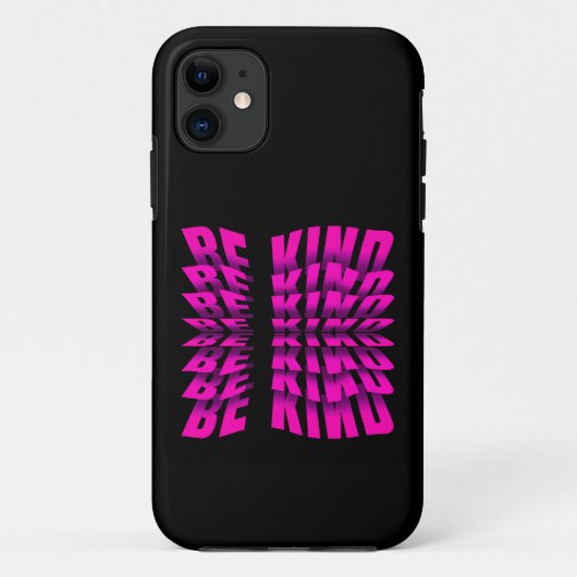 優しい気持ちを伝えるピンクのテキストエフェクト Case-Mate iPhoneケース (裏面)