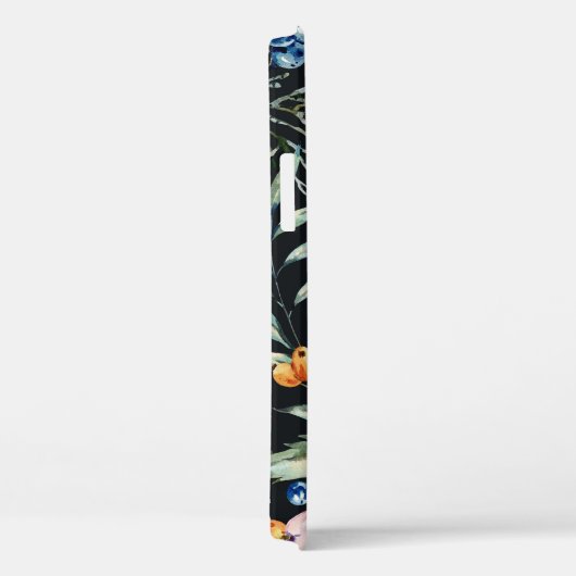 優しい水色:ピンクのフローラ果実 Case-Mate iPhoneケース (裏面 / 右)