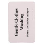 優しい洗濯 – w/webサイトアドレス マグネット (縦)