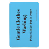 優しい洗濯 – w/webサイトアドレス マグネット (縦)