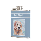 優しい甘いビーグル フラスク (左)