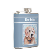 優しい甘いビーグル フラスク (右)