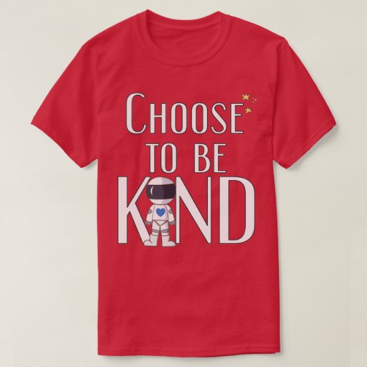 優しい疑問に思いじめ前向き対策を選ぶ Tシャツ (デザイン正面)