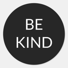 優しい白黒ミニマル主義者 ラウンドシール