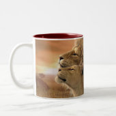 優しい瞬間のマグカップ ツートーンマグカップ (左)