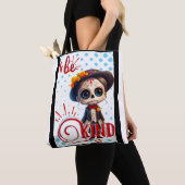 優しい砂糖スカル トートバッグ (クローズアップ)