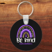 優しい私たち衣服パープルルパス認識度月雨 キーホルダー (正面)