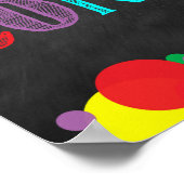 優しい紙吹雪のまわりにを投げ捨てる! ポスター (角)