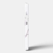 優しい紫と黄色の花の水彩 Case-Mate iPhoneケース (裏面 / 左)