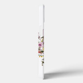 優しい紫と黄色の花の水彩 Case-Mate iPhoneケース (裏面 / 右)