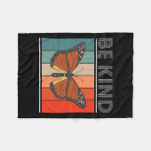 優しい聾唖者 フリースブランケット (正面(横))