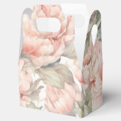 優しい背景の豪華な牡丹 フェイバーボックス (オープン)