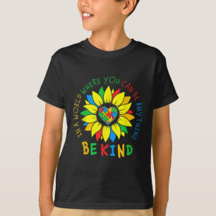 優しい自閉症になれる世界で Tシャツ