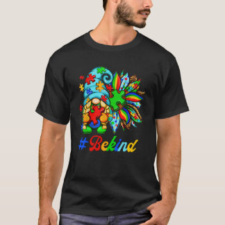 優しい自閉症意識かわいい格言パズルヒョウ Tシャツ