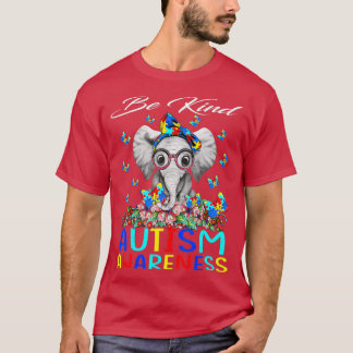 優しい自閉症意識の象である Tシャツ