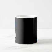 優しい自閉症意識を持つ コーヒーマグカップ (中央)