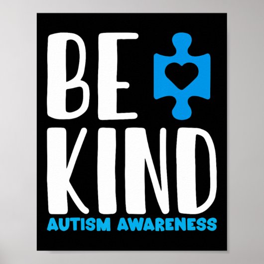 優しい自閉症意識を持つ ポスター (正面)