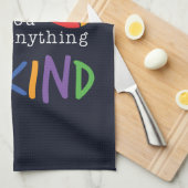 優しい自閉症意識パズル手 キッチンタオル (四つ折り)