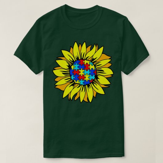 優しい自閉症意識3 Tシャツ (デザイン正面)