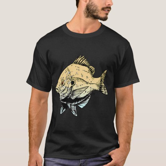 優しい色のマンボウ Tシャツ (正面)