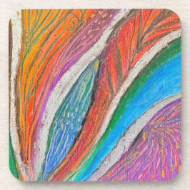 優しい花の咲くコースター - 繊細な花柄パターン コースター